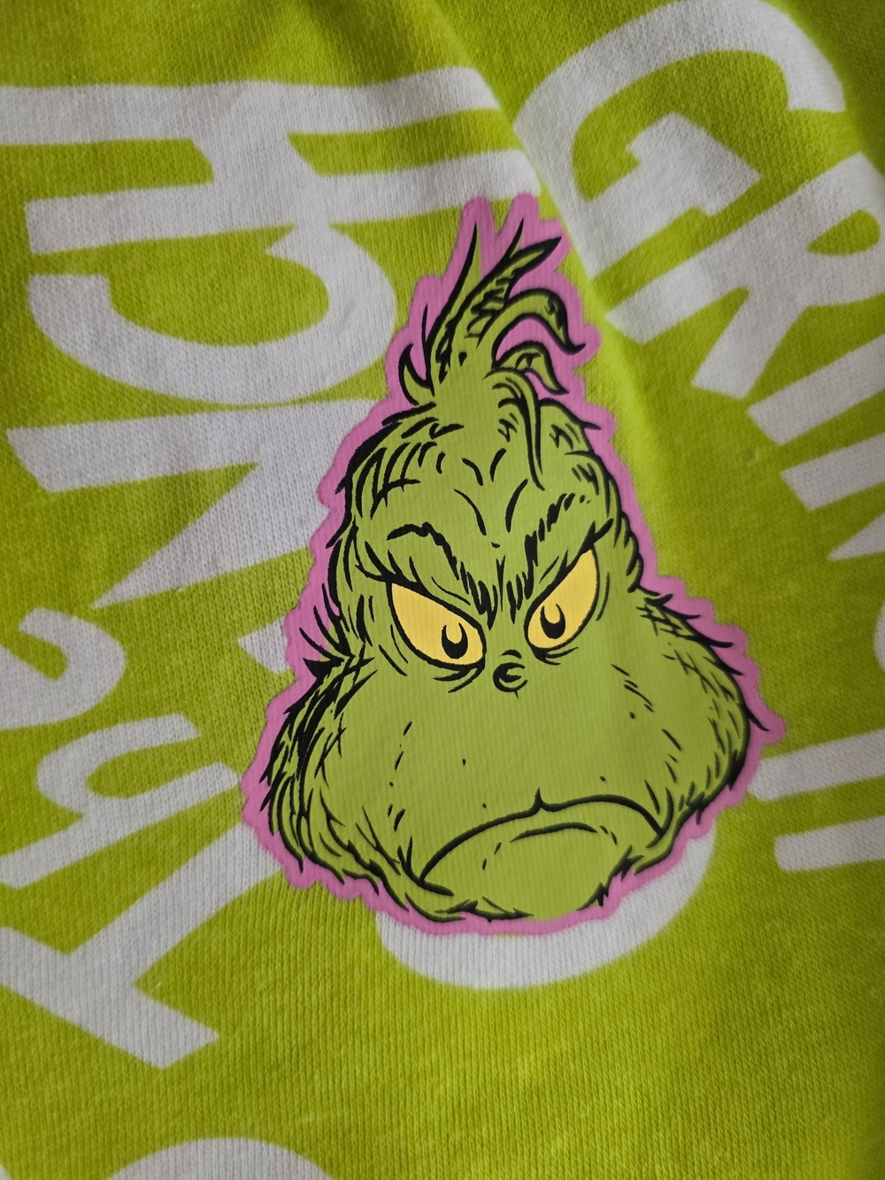 The Grinch Dr. Seuss Women’s XXL Green Christmas Lounge Pajama Pants Pockets